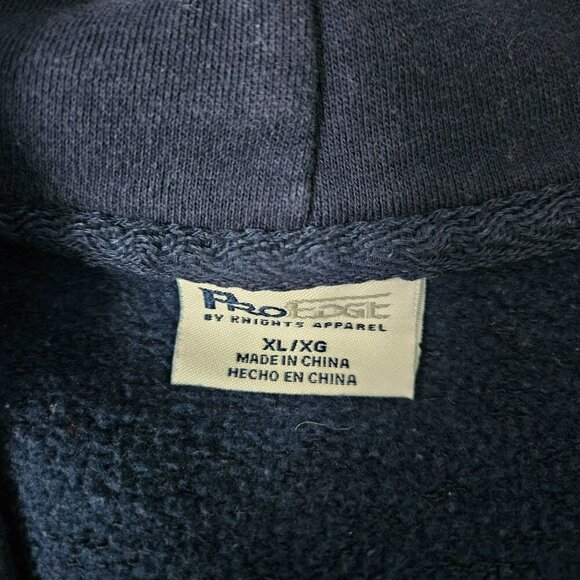 University Of Michigan Wolverines NCAA Navy Blue Hoodie By Pro Edge Jr XL / W M - Picture 3 of 16